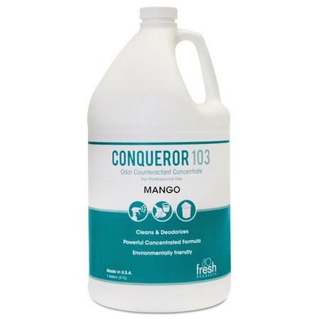 FRESH PRODUCTS Fresh Products FRS1BWBMG 1 gal Bio Conqueror 103 Odor Counteractant Concentrate; Mango FRS1BWBMG